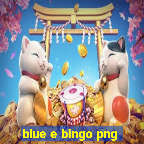 blue e bingo png